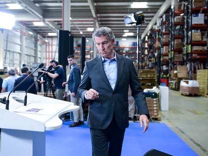 Alberto Núñez Feijóo, presidente PP