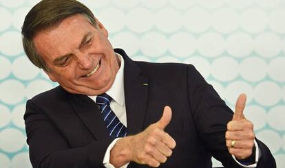 O presidente Jair Bolsonaro na última sexta-feira em Brasília.
