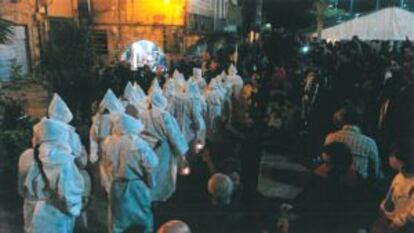 The Santa Compaña on the streets of Vigo.