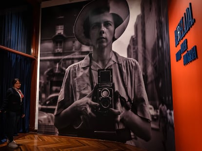 Exposición de Vivian Maier en el museo Franz Mayer de Ciudad de México.
