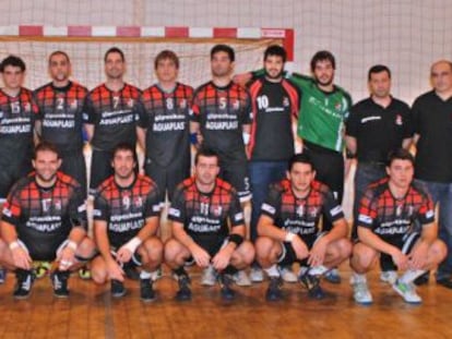 Equipo del Ereintza de la Liga de División de Honor de Plata de balonmano.