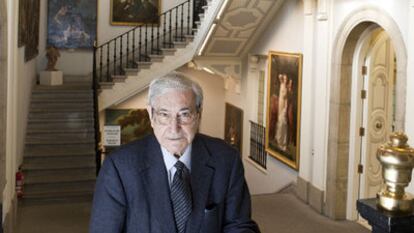 Antonio Bonet Correa, en la Real Academia de Bellas Artes de San Fernando, en Madrid, en 2011.