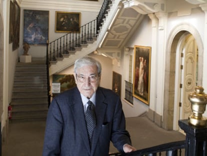 Antonio Bonet Correa, en la Real Academia de Bellas Artes de San Fernando, en Madrid, en 2011.