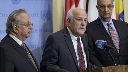 Riyad Mansur, embaixador da Palestina na ONU.