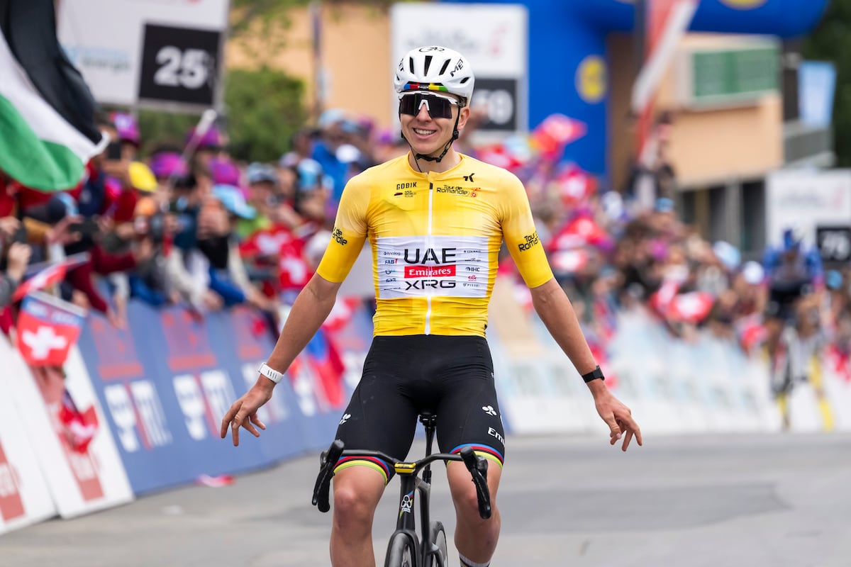 Tadej Pogacar cierra su semana de transición con cinco triunfos en el Tour de Romandía