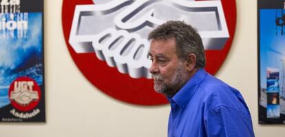 Francisco Fernández Sevilla, en la sede de UGT el pasado octubre.