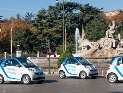 Vehículos eléctricos Smart de Car2Go.