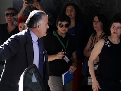 B&aacute;rcenas, en la Audiencia Nacional, antes de ingresar en prisi&oacute;n.