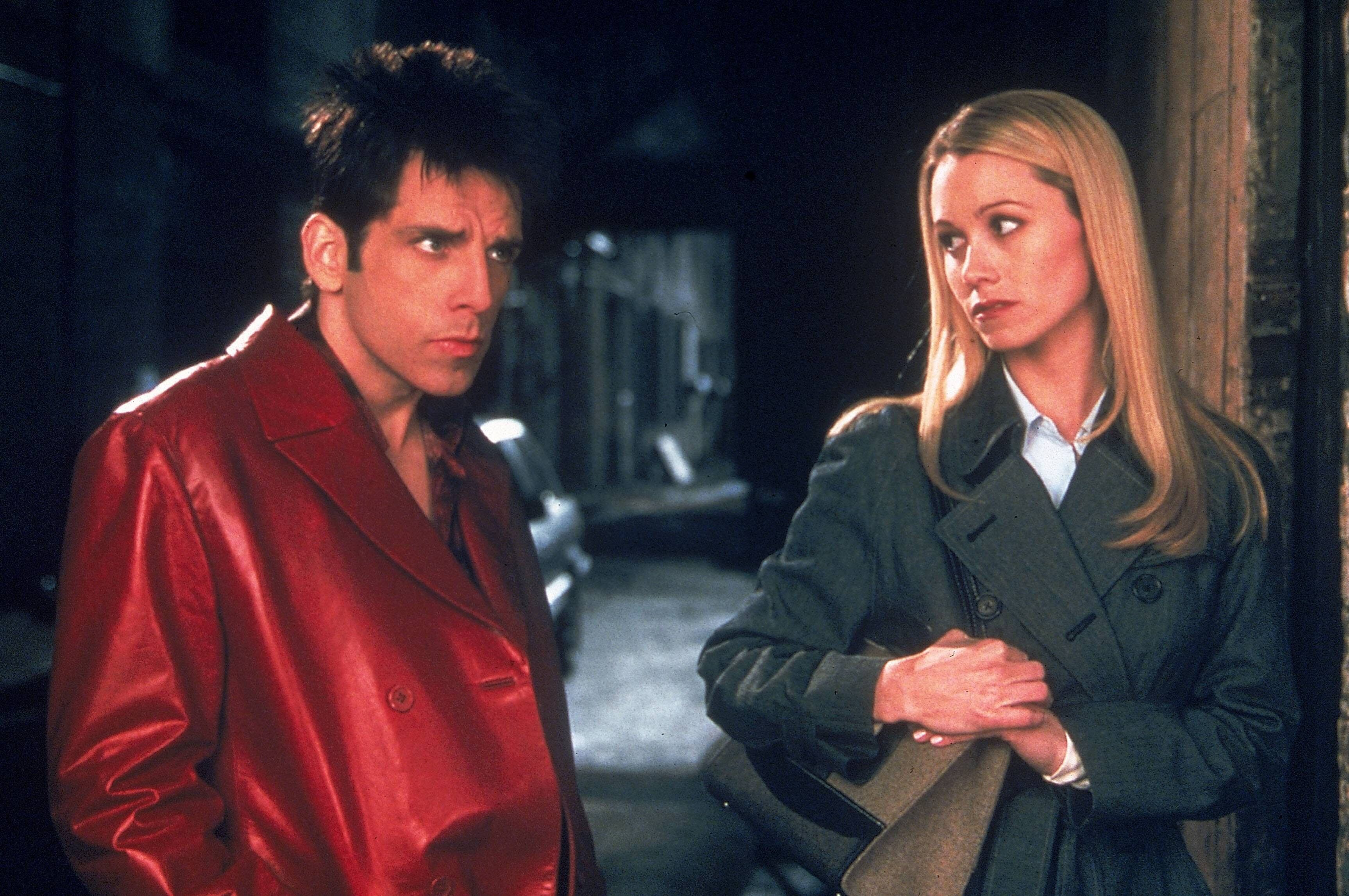 Ben Stiller y Christine Taylor, juntos en la película 'Zoolander', estrenada en 2001.