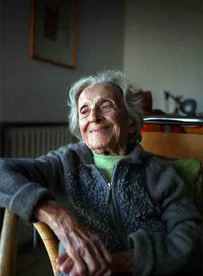 Matilde Horne, en la residencia de ancianos de Ibiza donde vive desde hace tres años.