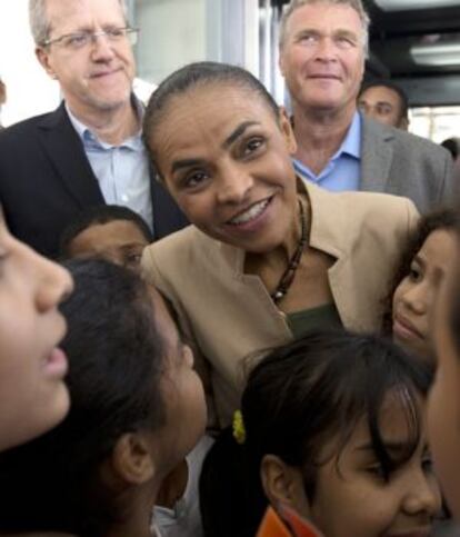 Marina Silva, na quinta-feira passada no Rio.