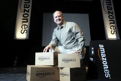 Greg Greeley, vicepresidente de Amazon para Europa, ayer en el Círculo de Bellas Artes de Madrid.