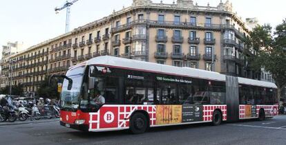 Autob&uacute;s urbano de Barcelona. 