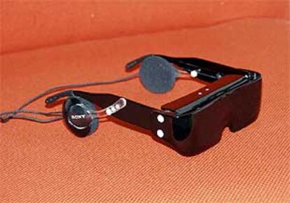 Gafas de percepción del espacio a través de sonidos.