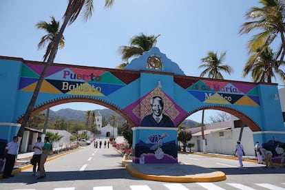 Arcos de entrada a Puerto Balleto de las Islas Marías, en el Estado de Nayarit