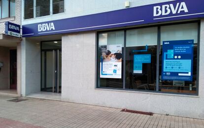 Sucursal del BBVA en Ponferrada, León.