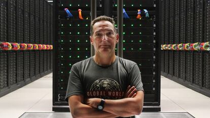 El científico Francisco Doblas-Reyes en el Centro Nacional de Supercomputación.