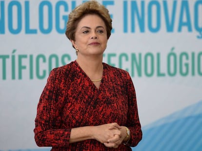 Dilma em cerim&ocirc;nia no Pal&aacute;cio do Planalto, em janeiro.