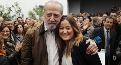 Fernando Rodr&iacute;guez Villalobos y Ver&oacute;nica P&eacute;rez, este martes en Sevilla.