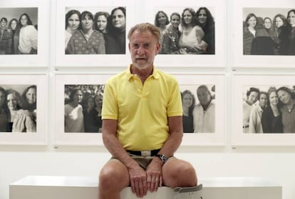 El fotógrafo estadounidense Nicholas Nixon en la Fundación Mapfre.