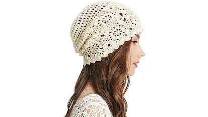 Gorro crochet vintage para mujer, multitud de colores