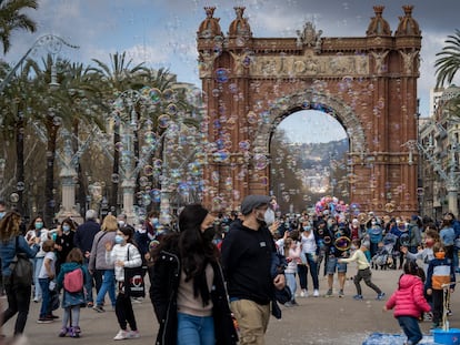 El Arco de Triunfo de Barcelona, en una imagen de archivo.