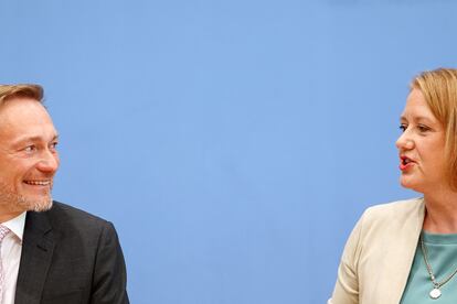 Christian Lindner y Lisa Paus