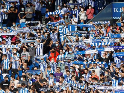 Estadio Reale Arena de San Sebastián en un partido del pasado otoño.