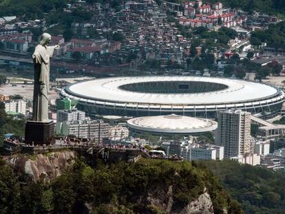 Vista a&eacute;rea do est&aacute;dio M&aacute;rio Filho (Maracan&atilde;).