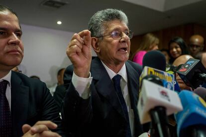 El presidente de la Asamblea Nacional de Venezuela, Henry Ramos Allup