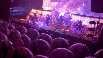 Un momento del concierto de Flaming Lips en Oklahoma City, el 22 de enero.