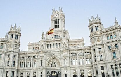 El Palacio de Cibeles, sede del Ayuntamiento de Madrid.