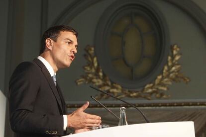 Pedro Sánchez, aquest dimarts a Barcelona.