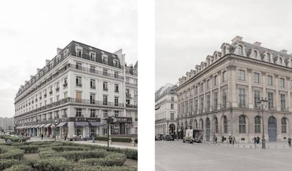 Imagen del proyecto Paris Syndrome que retrata la ciudad china de Tianducheng, una copia a lo grande París, con Torre Eiffel y todo. |