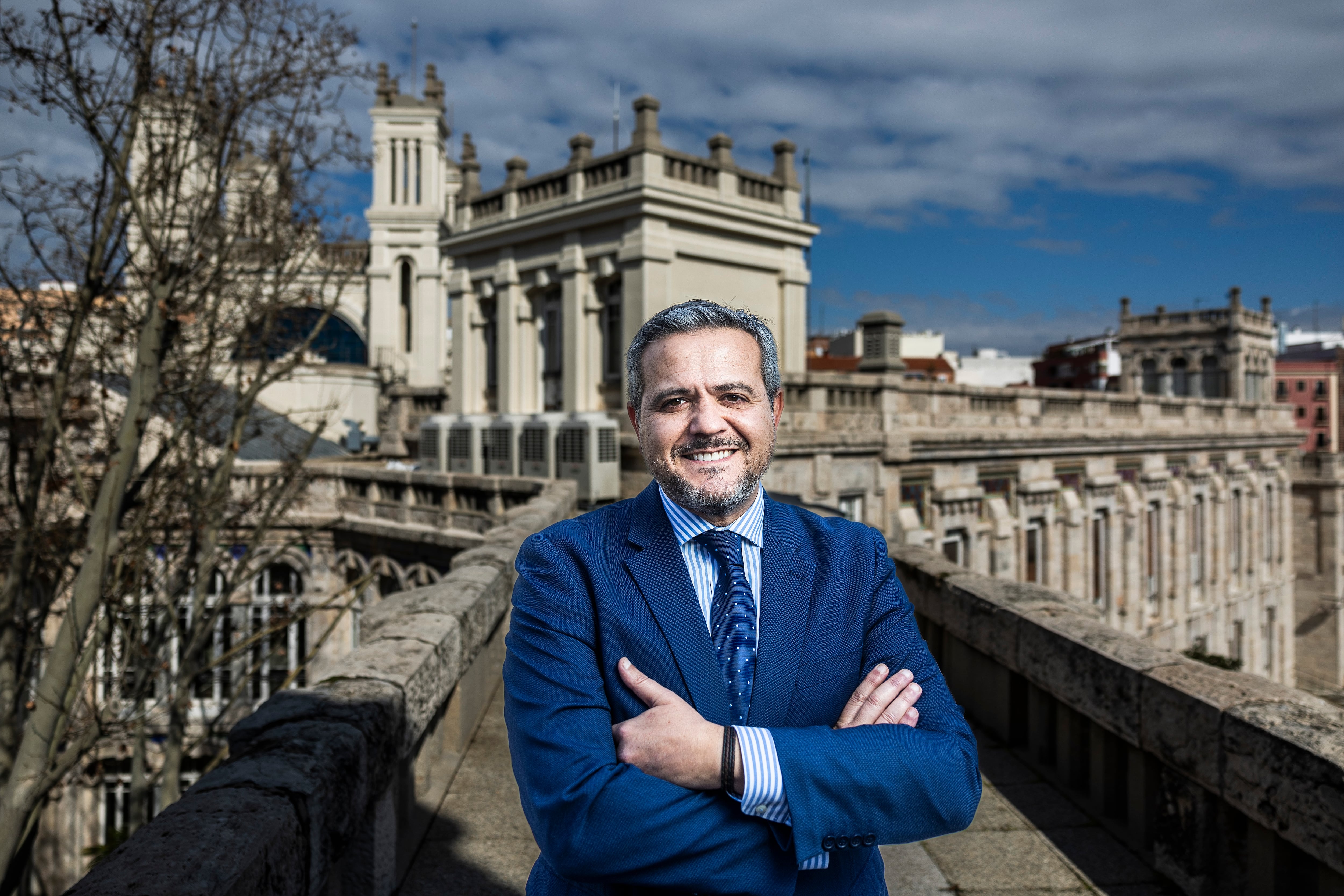 Jorge Rodrigo, consejero de Vivienda, Transportes e Infraestructuras de la Comunidad de Madrid, en la sede de la consejería.