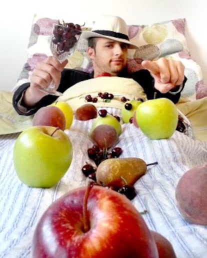 David Mateos, líder del grupo Los Pachucos, que actuará en Fraga durante el Festival de la Fruta Dulce.
