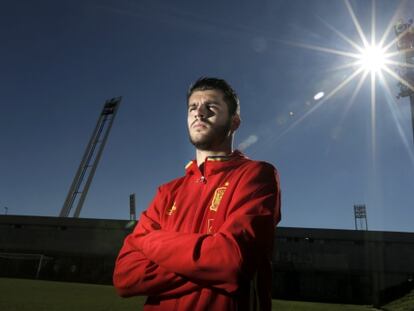 Morata, en la Ciudad del F&uacute;tbol de Las Rozas.