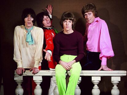 Los miembros de la banda The Herd en 1967, vestidos con diseños de Mr. Fish.