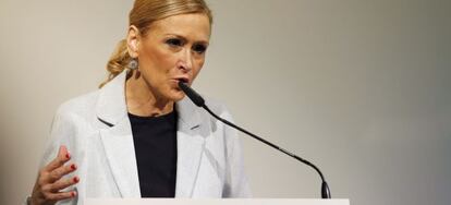 La presidenta de Madrid, Cristina Cifuentes.