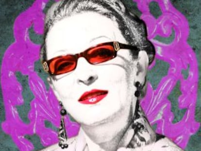 Ilustración de la cantante Martirio.