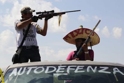 Autodefensas en el municipio de Ant&uacute;nez, Michoac&aacute;n