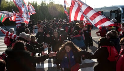 La primera peña de LaLiga Genuine Santander, la del Athletic Club Fundazioa, que cuenta ya con 148 participantes, recibe a sus jugadores.