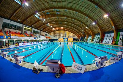 El Complejo Olímpico de Natación de Penteada en Funchal Portugal)
