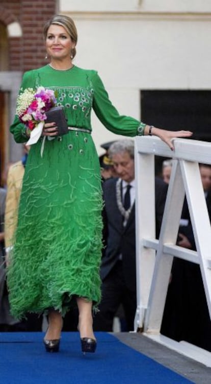 La reina Máxima de Holanda, el lunes 5 de mayo de 2014, en Amsterdam.