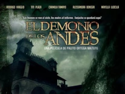 Afiche de 'El demonio de los Andes', un éxito en Ayacucho.
