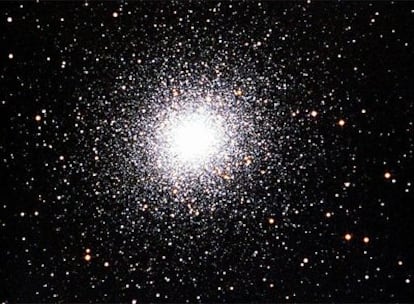 El cúmulo globular M 13.