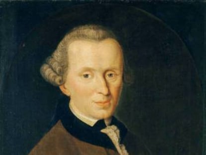 'Immanuel Kant' (1768), por Johann Gottlieb Becker.