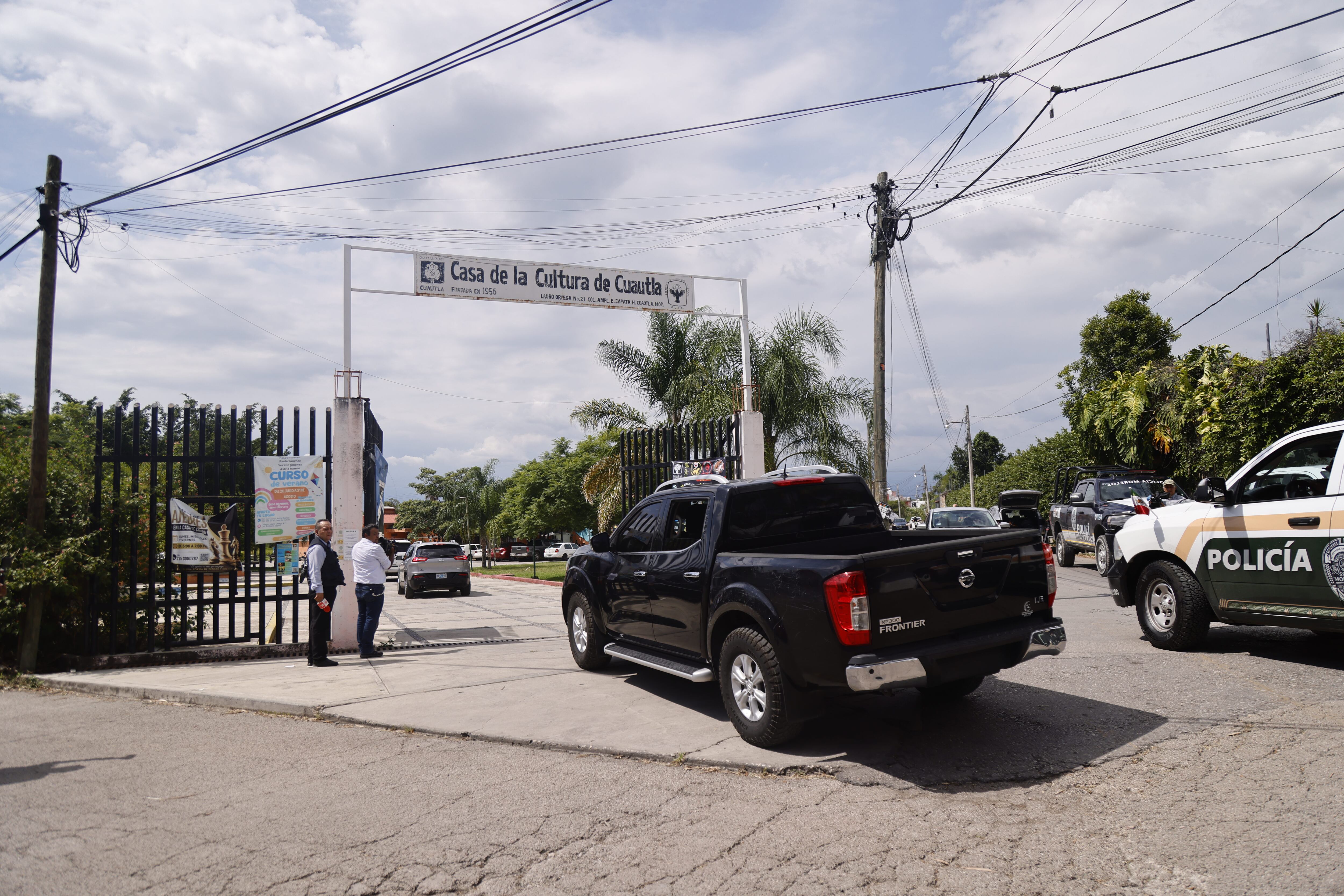 Casa de la Cultura de Cuautla (Morelos), este lunes.
