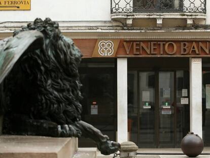 Sucursal del Veneto Banca en Venecia.