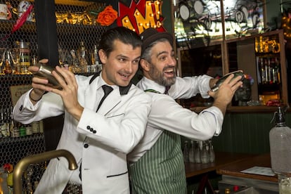 Es una de las ediciones de Madrid Fusión con más presencia de la coctelería, con la que el evento tenía una deuda, han desfilado por el festival cocteleros tan destacados como Diego Cabrera o Erik Lorincz (izquierda), bartender del American Bar del Hotel Savoy, en Londres.